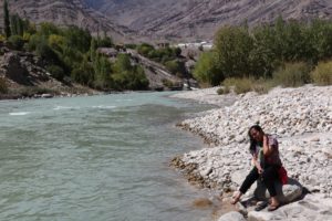 Beside River indus