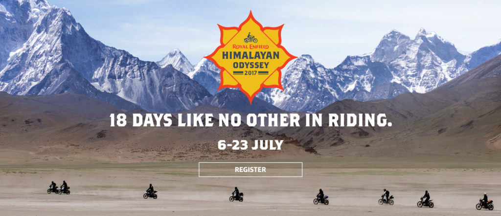 Royal Enfield announces Himalayan Odyssey 2017